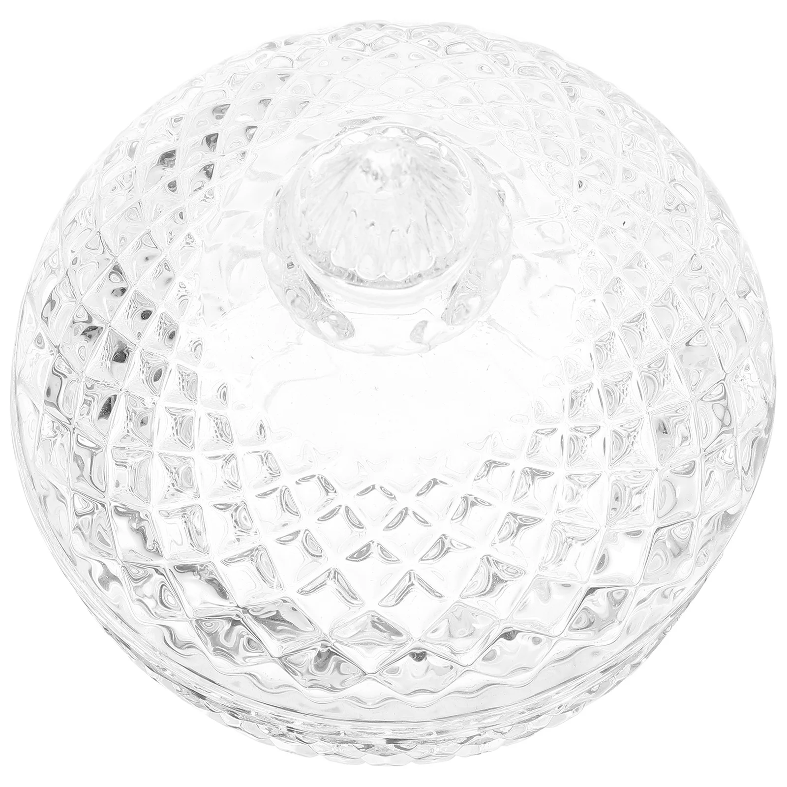 

Exquisite Glass Jewelry Jar with Lid Storage Box for Necklaces Rings Candies Desktop Organization Clear Glass Container