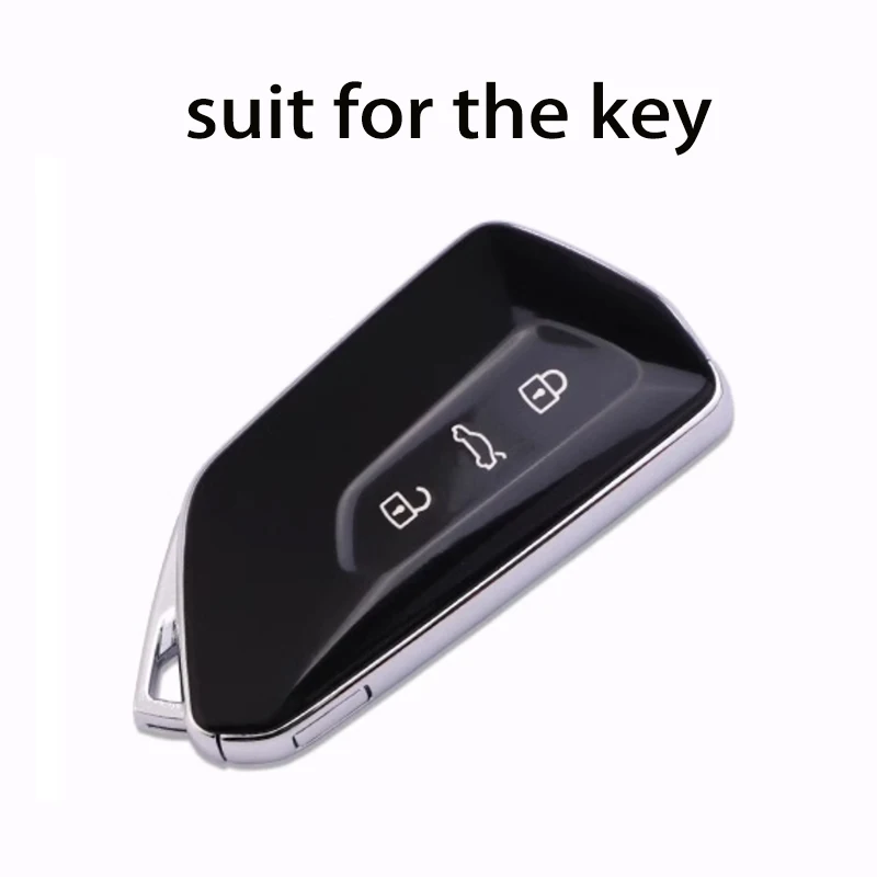 Silicone Rubber for Volkswagen VW Golf 8 MK8 ID-4 ID-6 for Skoda Octavia A8 for Seat Leon FR MK4 Cupra Car Key Case Cover Fob