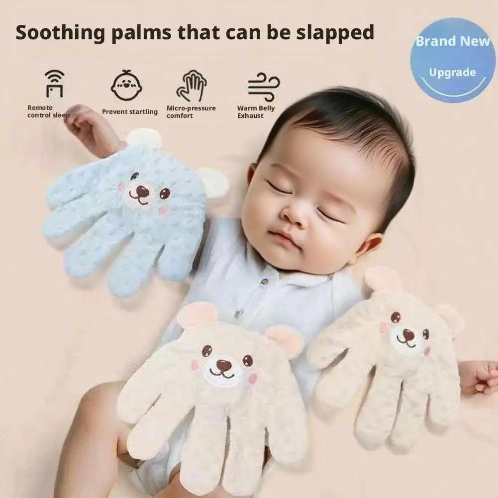 Oreiller de sommeil automatique réglable pour bébé, prévention des éclats, paumes apaisantes, télécommande, aide au sommeil pour bébé, paumes des mains