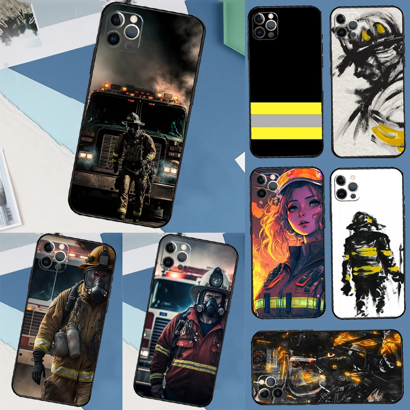 Firefighter Fire Love Case For Samsung Galaxy A56 A36 A16 A54 A34 A14 A52 A32 A12 A13 A33 A53 A15 A35 A55 A17 A57