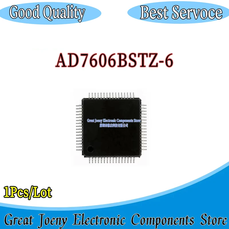 

100% New Original AD7606 AD7606BSTZ-6 AD7606BSTZ IC Chipset LQFP-64 Bulk Best Price Plastic Casing