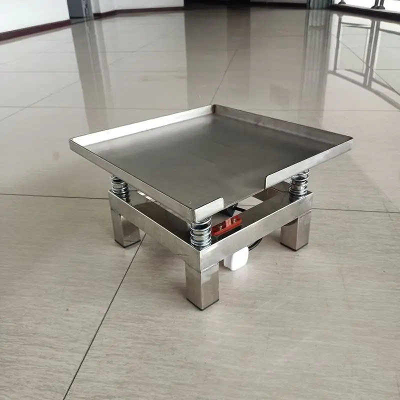 Concrete Vibrating Table Vibration Test Bench Test Block Vibration Platform Stainless Steel Mini Vibration Table 350x350MM