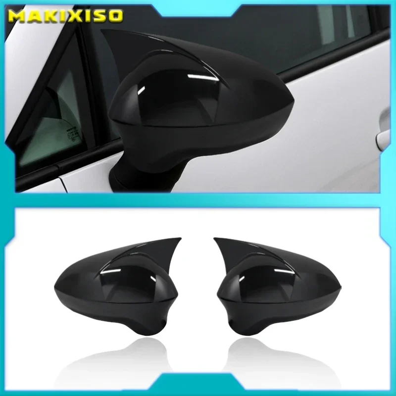 

Mirror Cover Piano Black Exterior Accessories For Seat Ibiza 2008 2009 2010 2011 2012 2013 2014 2015 2016 2017