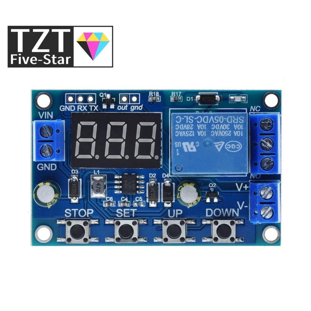 DC 6-40V Battery Charger Discharger Control Switch Undervoltage Overvoltage Protection Board Auto Cut Off Disconnect Controller