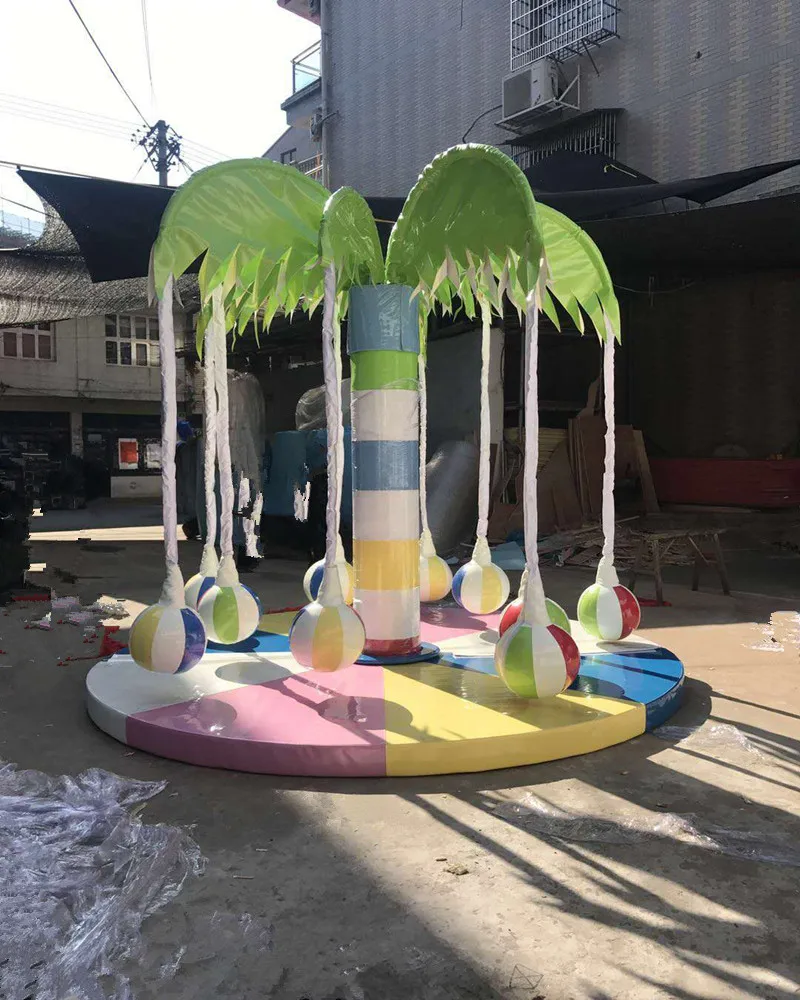 Indoor Playground Equipment, Electric Toys, Merry-go-round, Coconut Tree, Children's Amusement Park, Accessories, Customization