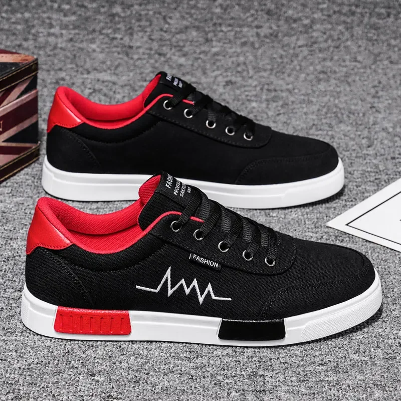 2025 신상 통기성 캔버스화 남성 패션 다용도 남성 스포츠 캐주얼 보드화 편안한 팝게일스카일리 남성화1