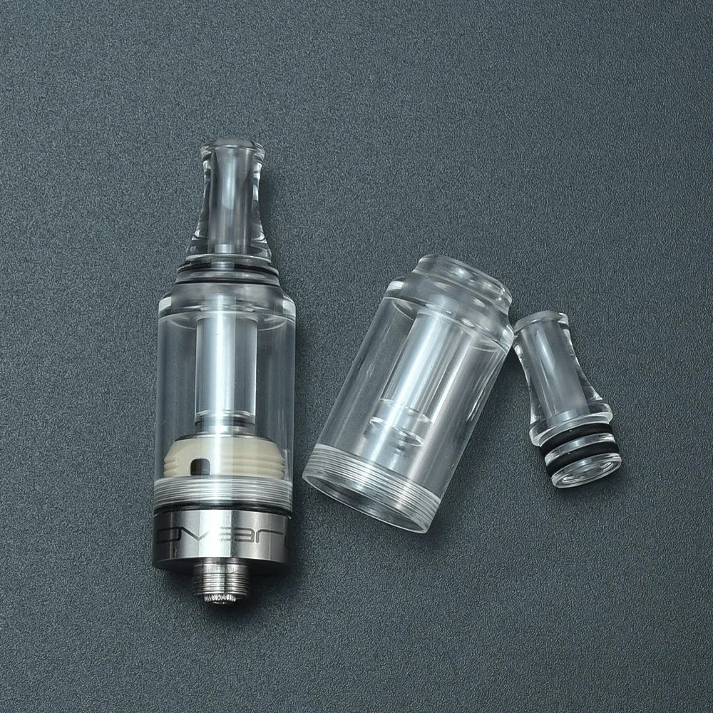 

Wolfcoolvape Dvarw 16 RTA MTL TANK SteamTuners Bellcape Материал ПК с рисунком MTL Drip 510 mtl капельный наконечник