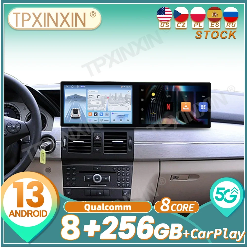 

For Audi Q5 2010~2018 Qualcomm Android Carplay Dual Screen Car Radio Stereo Automotive Multimedia Player GPS Navigat Head Unit