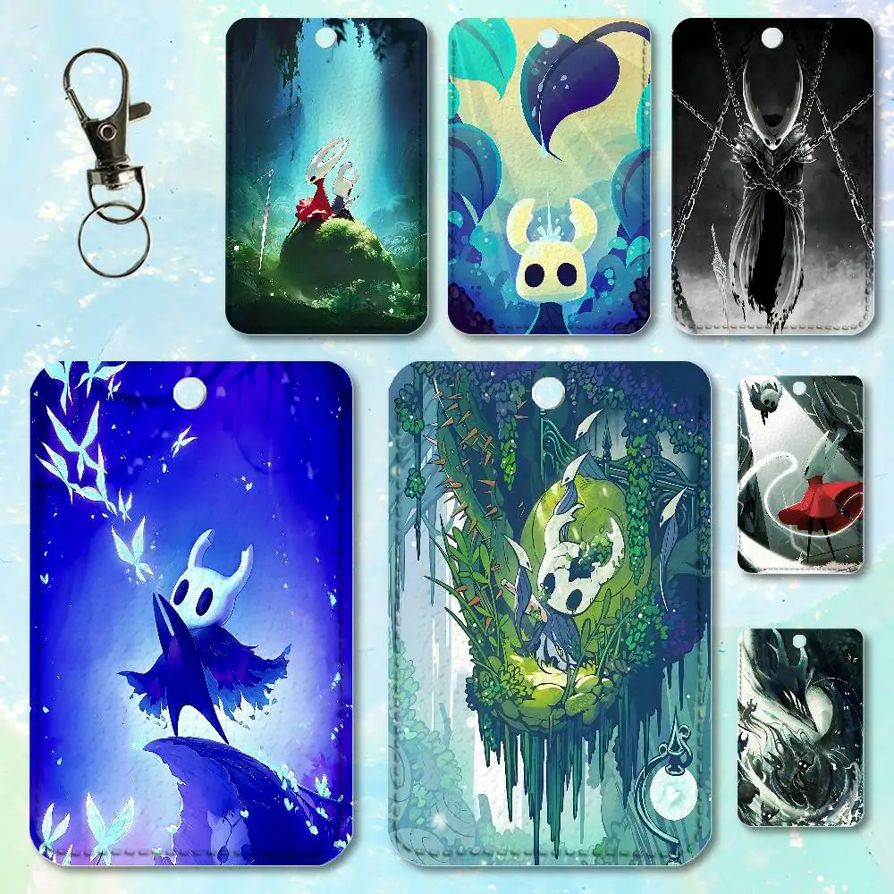 

Game H-Hollow K-Knight Holder Keychain For Work Card Bank Business Holder Student Card Protective Case Bus Card