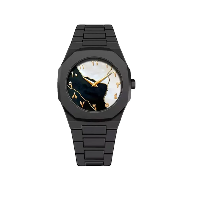 Creative Silver Shell Dial Men's Business Watch Lightweight Polycarbonate Case High Tech Quartz Waterproof Clock Relogios