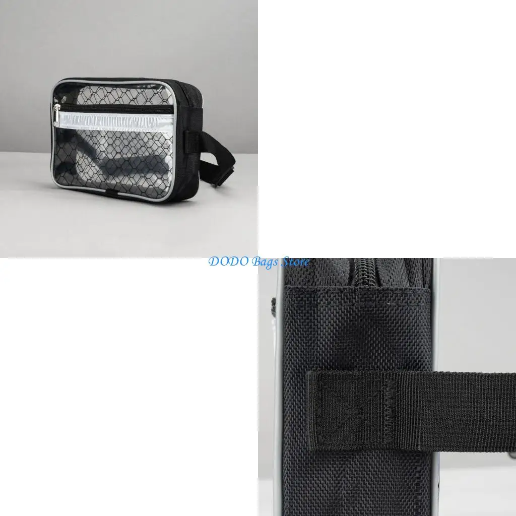 

Прозрачная сумка для талии плеча ПВК моды сумки для инструментов чистой комнаты для пользы зимы