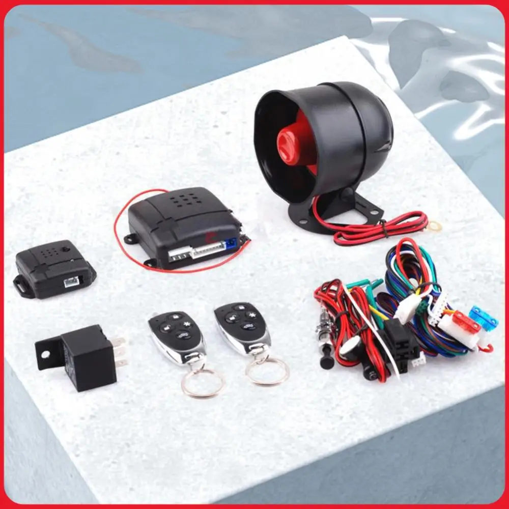 

Universal Vehicle Security System 2 Remote Remote Control Door Lock Programmable Vehicle Keyless Entry System Anti-Theft System