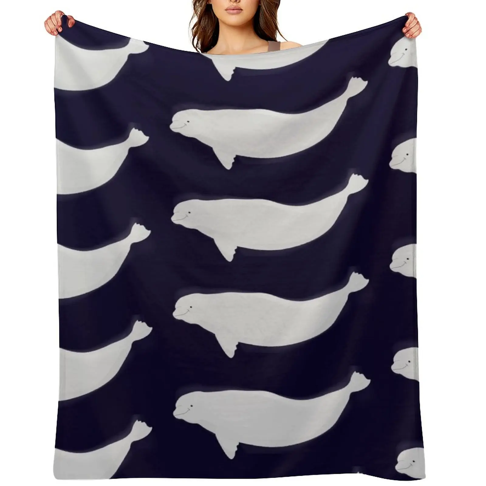 

Beluga Throw Blanket Furrys Tourist Beautifuls manga Blankets
