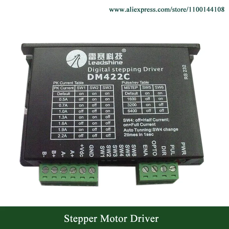 

Leadshine Stepper Motor 2 Phase Driver DM422C-64 DM422C DM422S