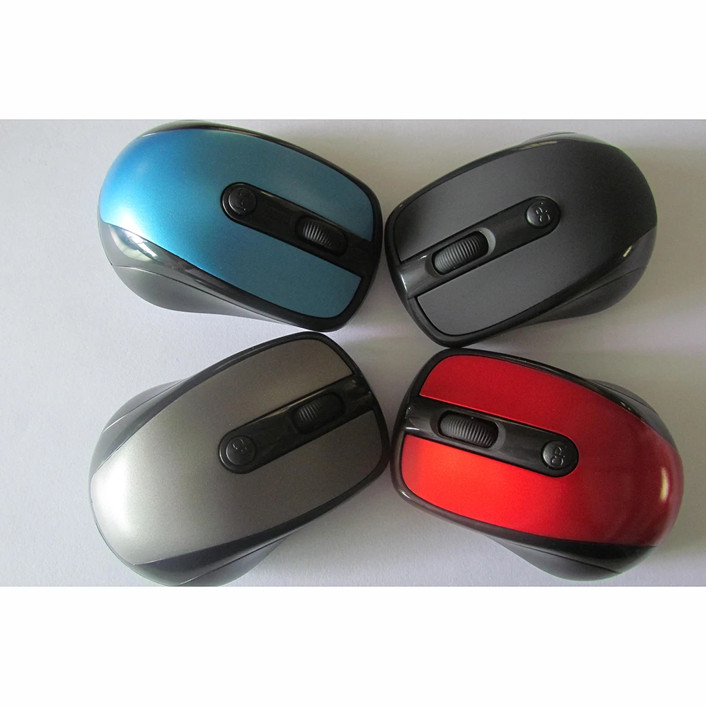 2 4Ghz Wireless Mouse 1600DPI Adjustable Home Office Computer Game Optical Gaming Cordless Mice