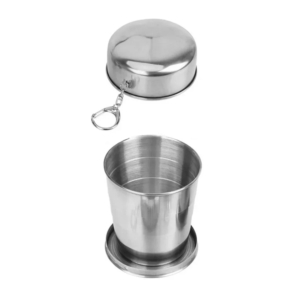 Camping Travel Cup Folding Telescopic Mug Rust-resistant Material Compact Design Compact Outdoor Drinking Cup Travel Coffee Cup