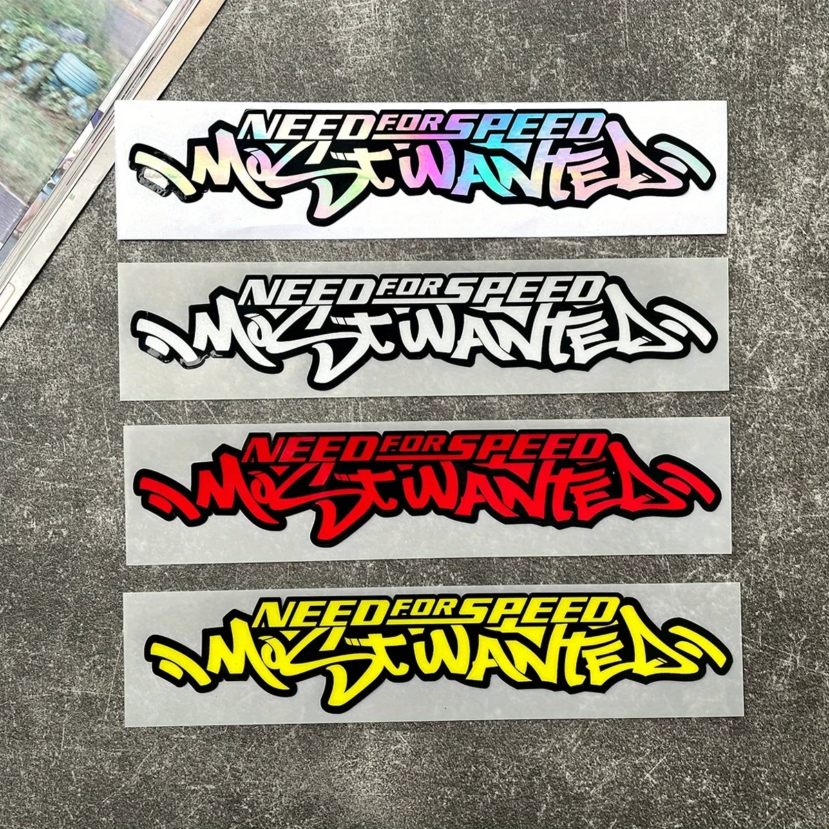 Need For Speed Most Wanted Multi Color Graffiti Vinyl Sticker Set Racing Decals for Car Body Laptop Lid Decor Accessories