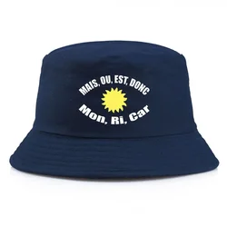 Mais Ou Est Dong Mon Ri Car Reversible Bucket Hat Woman Man Cotton Cool Fisherman Cap Adult Daily Headwear Outdoor Sun Hat