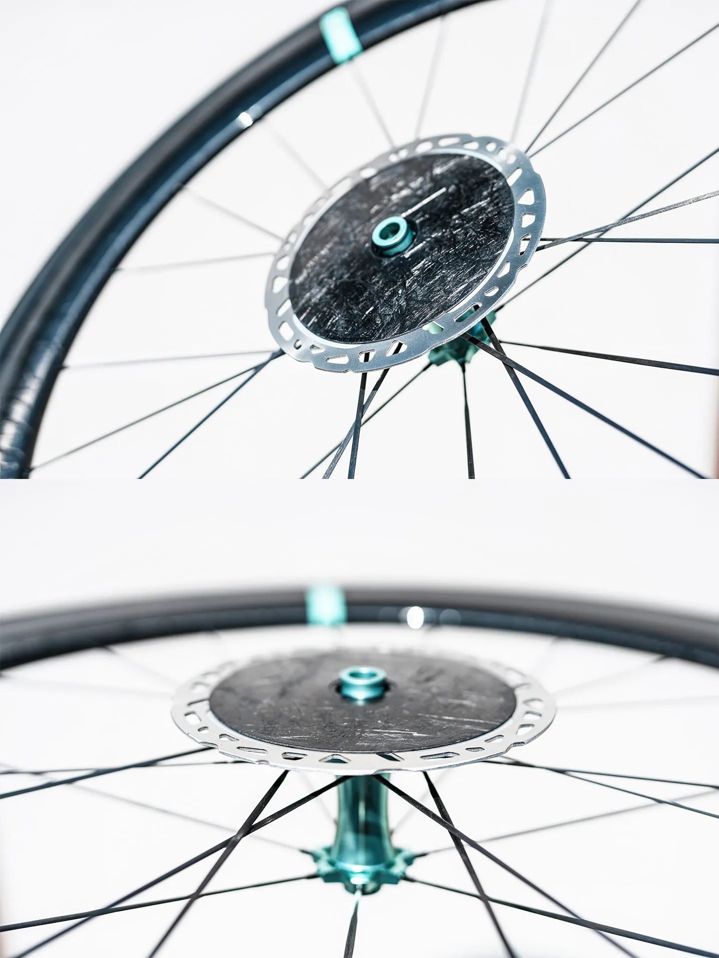 Chaser Rennrad Aero Scheibenbremse Center Lock Disc Carbonfaser Aerodynamische Verriegelungsabdeckung für Shimano MT800/CL900 – Detail 14