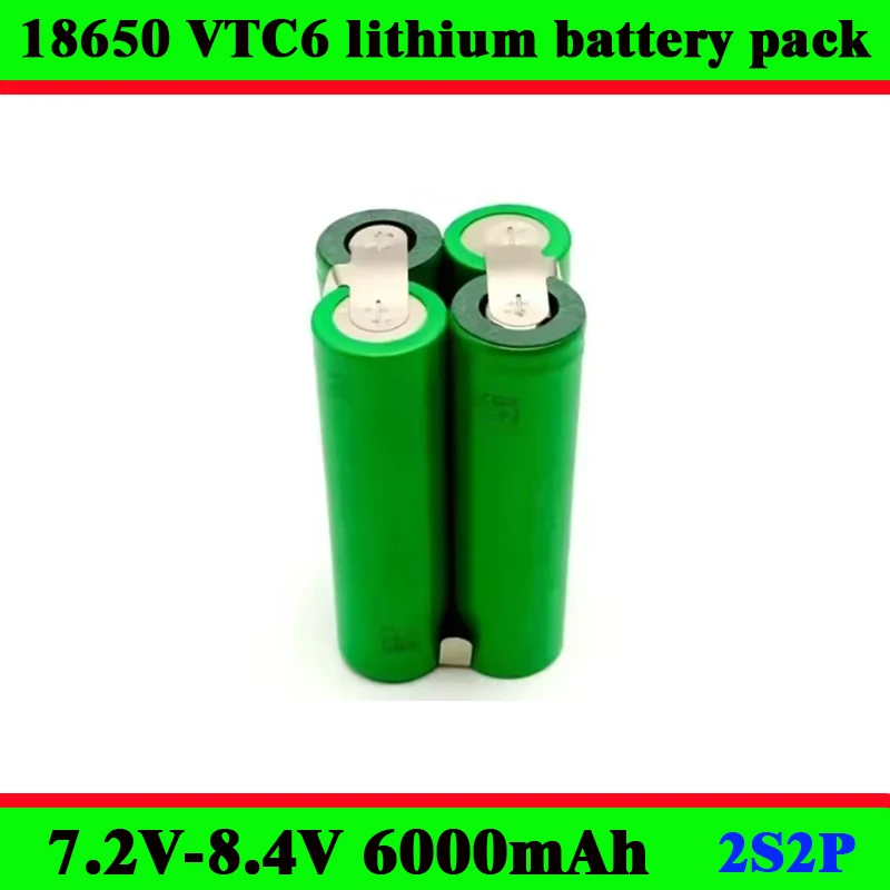 

VTC6 18650 Battery Pack 500+ Cycle Life Low Internal Resistance Li-ion Battery for UAV Medical Equipment Solar Energy Storage