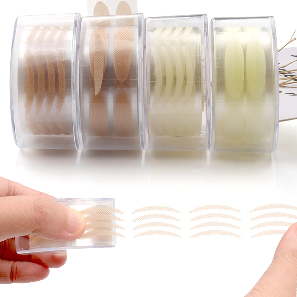 

600pcs/Roll Eyelid Stickers Natural Double Eyelid Tape Big Eyes Lift Beige Strips Non-Marking Self-Adhesive Double Eye Toolsmake