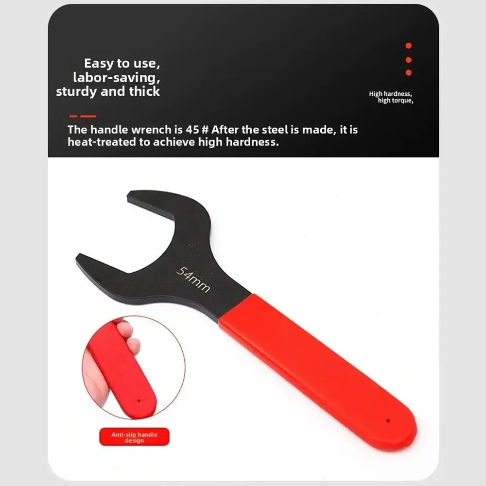 1Pcs Thin Single Open End Wrench 7-32mm Metric 15 Degree Offset Angle U-Shaped Spanner Blackening Flat Head