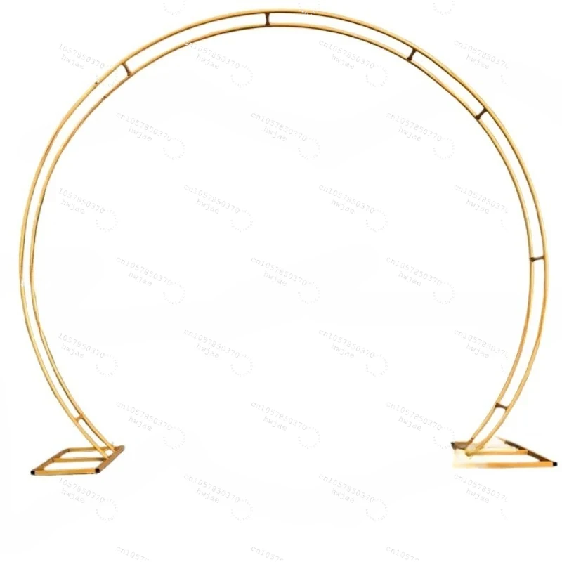 Wedding Flower Backdrop Stand Double Tube Arch Round Frame high quality Suitable for Wedding outside Photocall Background Decor