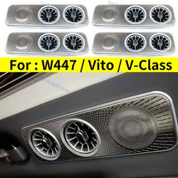 Car Roof Decoration Vent For Mercedes Benz W447 Vito V-Class V220d V250d V260 Ceiling Air Outlet Nozzle Modification Accessories