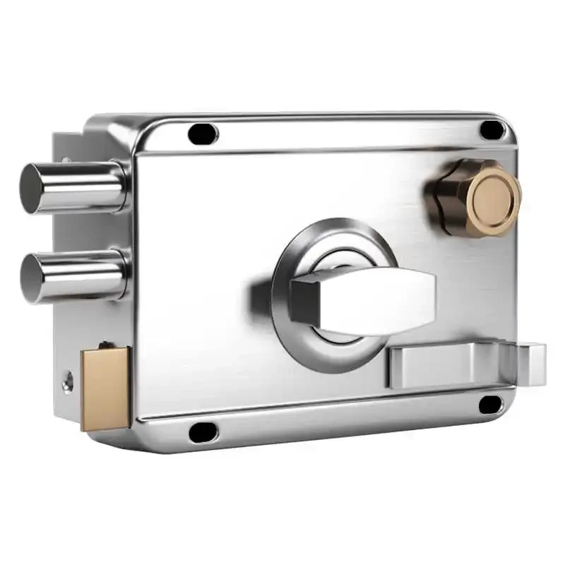 1PCS Lock Wooden Doors Rooms Bedrooms Old-fashioned Exterior Lock Household Universal Old Doors Anti-theft Doors Mechanical Lock