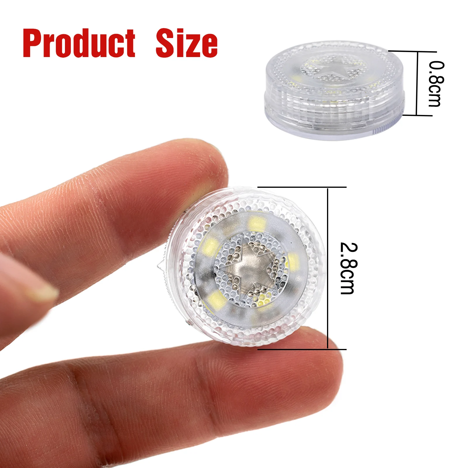 2x Portable Night Reading Roof Dome Lamp Footwell Trunk Bulbs Trailer Caravan Auto Car Touch Interior Light Wireless Ambient view 4