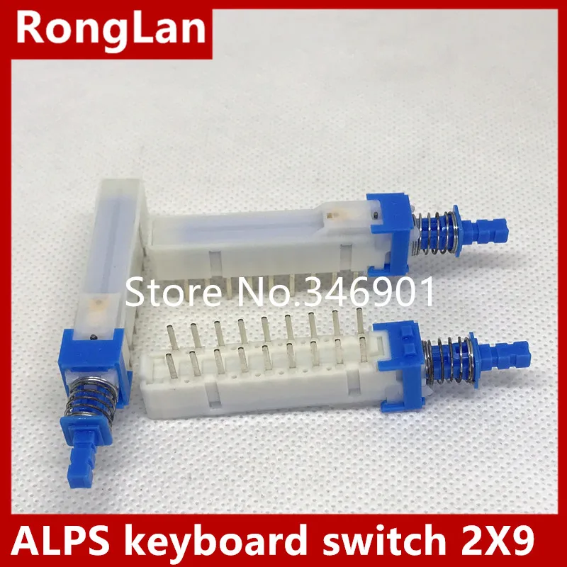 [BELLA]Japan ALPS keyboard switch button switch 2X9 self-locking switch original spot--10PCS/LOT