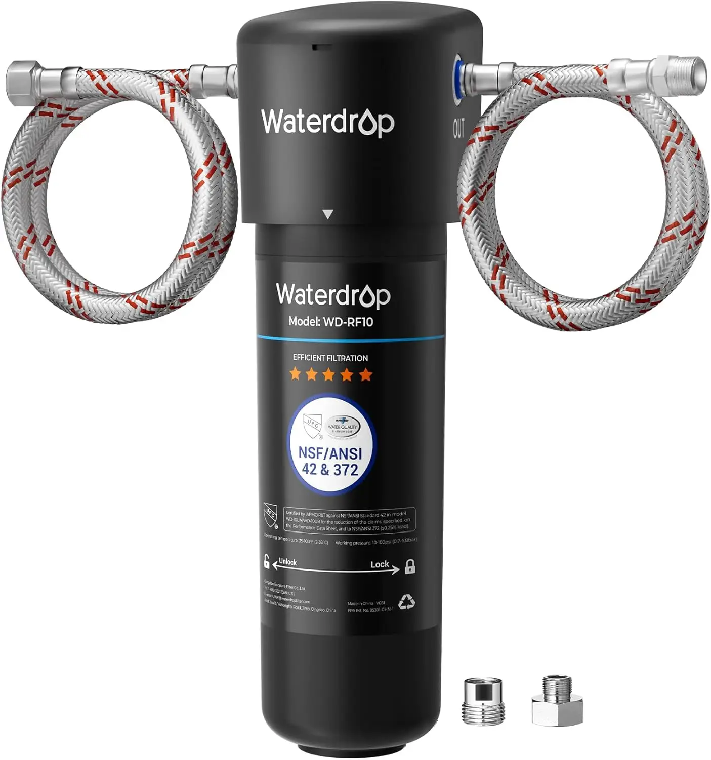 

Under Sink Water Filter System, Reduces PFAS, Lead, Chlorine, Bad Taste & Odor, NSF/ANSI 42 Certified