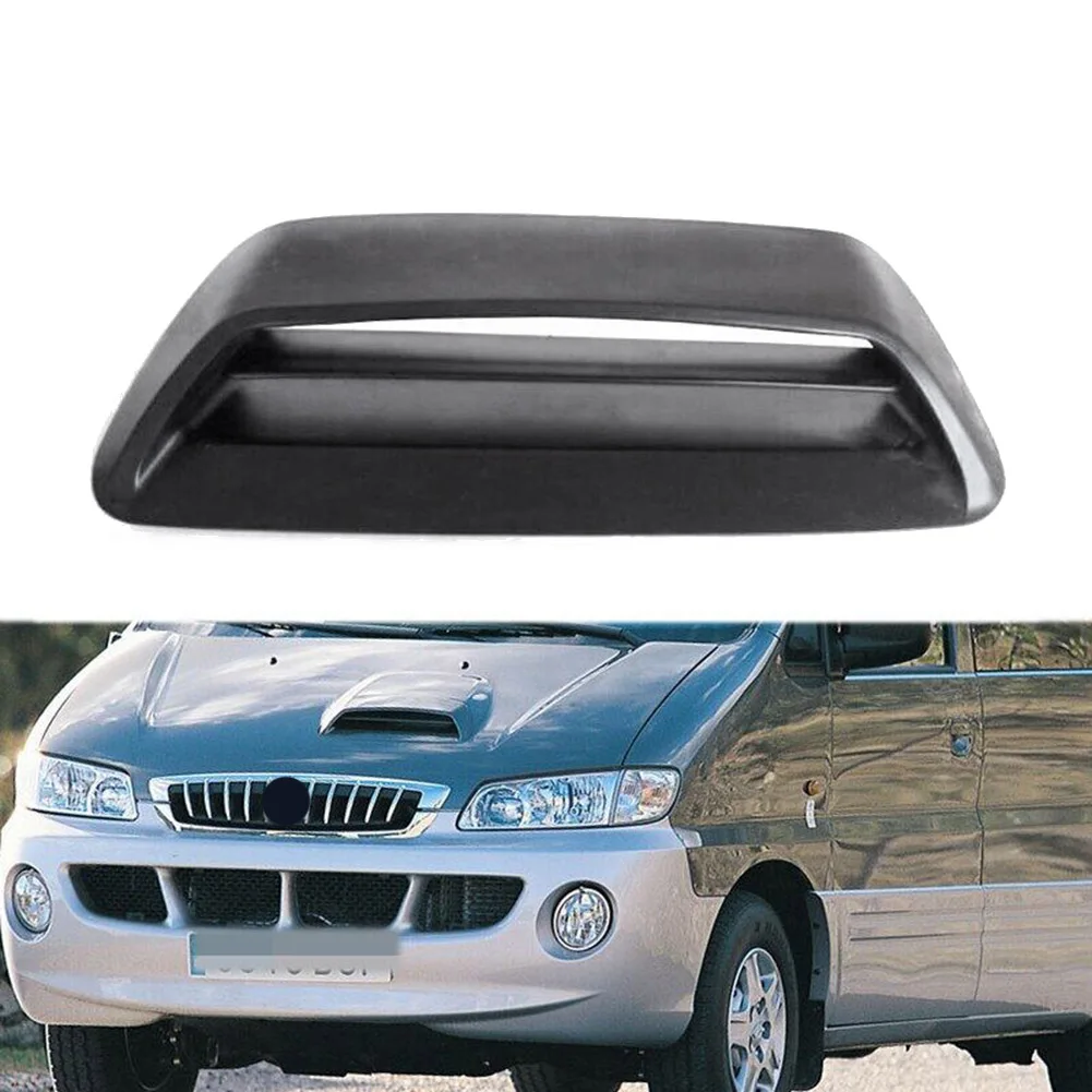 For H1 Starex SVX 1997-2007 Car Air Flow Intake Vent Bonnet Cap Car Front Hood Scoop Cover Trim