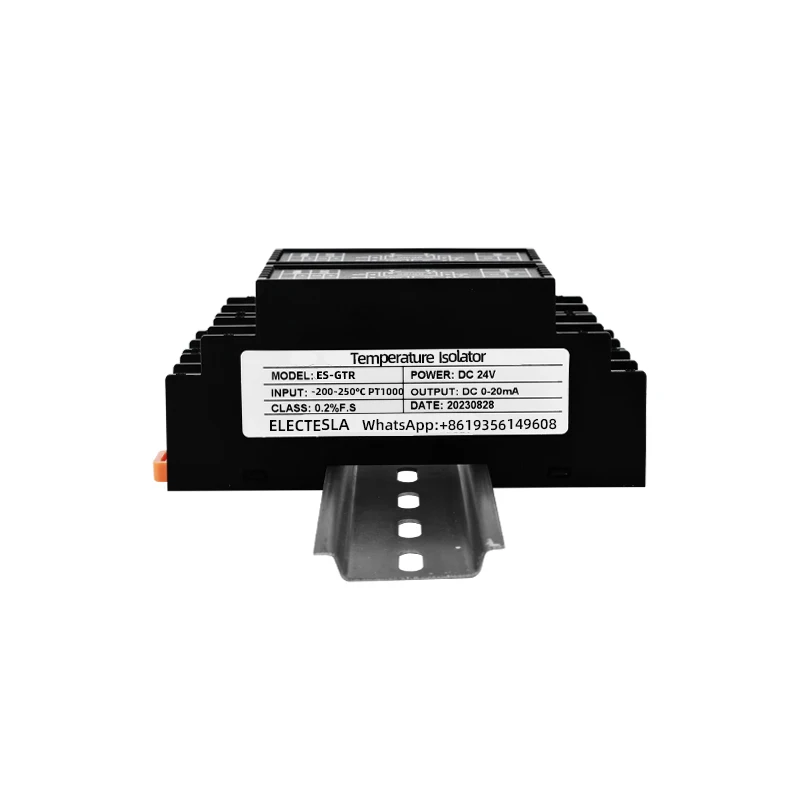 Temperature Converter Pt100 Pt1000 Input 4-20mA 0-10V 0-5V Thermal Resistance Temperature Transmitter Signal Isolator Converter