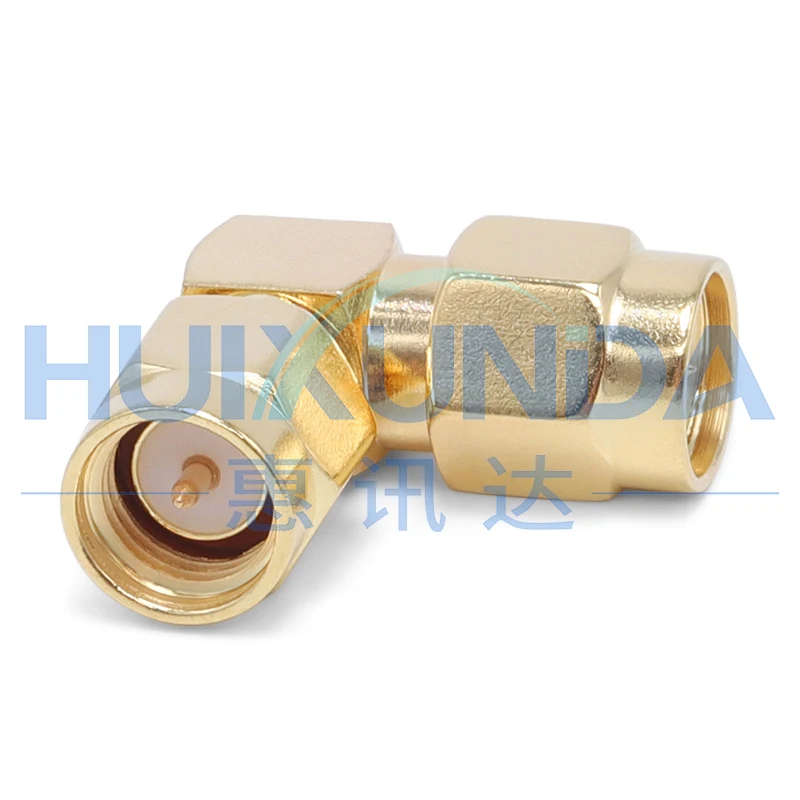 SMA-JJW SMA male 90 degree right angle elbow, double male SMA RF connector SMA-JWJ