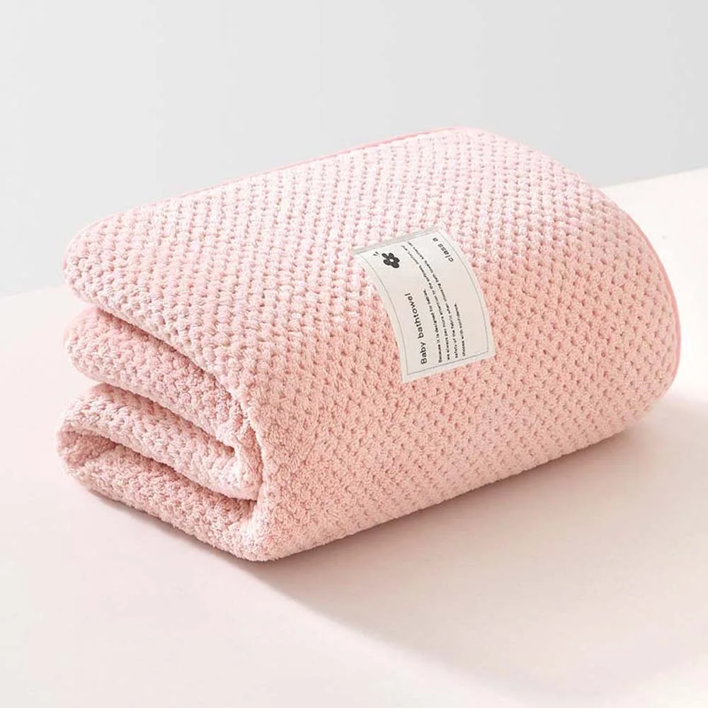 

Breathable Baby Towel Polyester Fiber Facecloth Solid Color Washrag Fluffy Quick Water Absorption Soft Washcloth