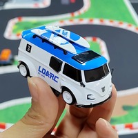 LDARC V64 1/64 RTR PRO MINI RC Simulated Electric Remote Control Model Car Tabletop Bus Vehicle  2.4GHz Adults Children's Toy