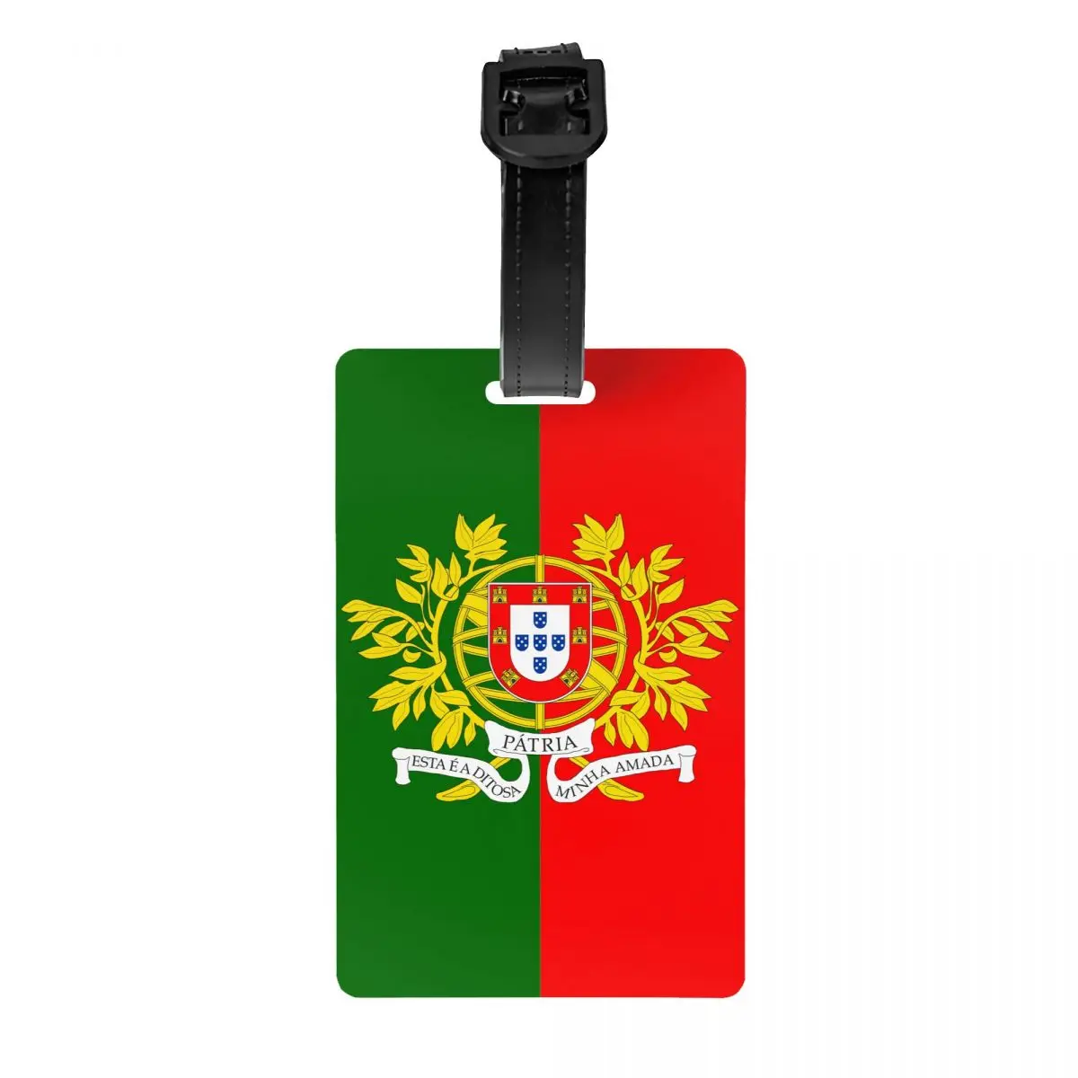 Custom Coat Of Arms Of Portugal Flag กระเป๋าเดินทางกระเป๋าเดินทางกระเป๋าเดินทางความเป็นส่วนตัว Cover ID Label