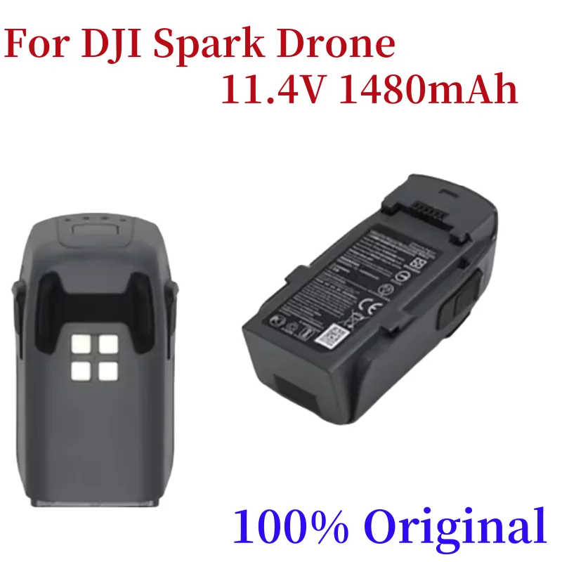Batterie d'origine pour Drone de vol Intelligent, pour lame d'hélice DJI Spark, batterie 11.4v 1480mAh, accessoires rechargeables, pièce