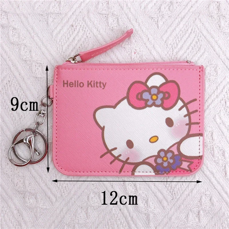 Hello Kitty Kawaii Coin Purses Sanrio Card Holders Melody Kids Purses and Handbags Little Twin Stars Wholesale Purses Mini Purse