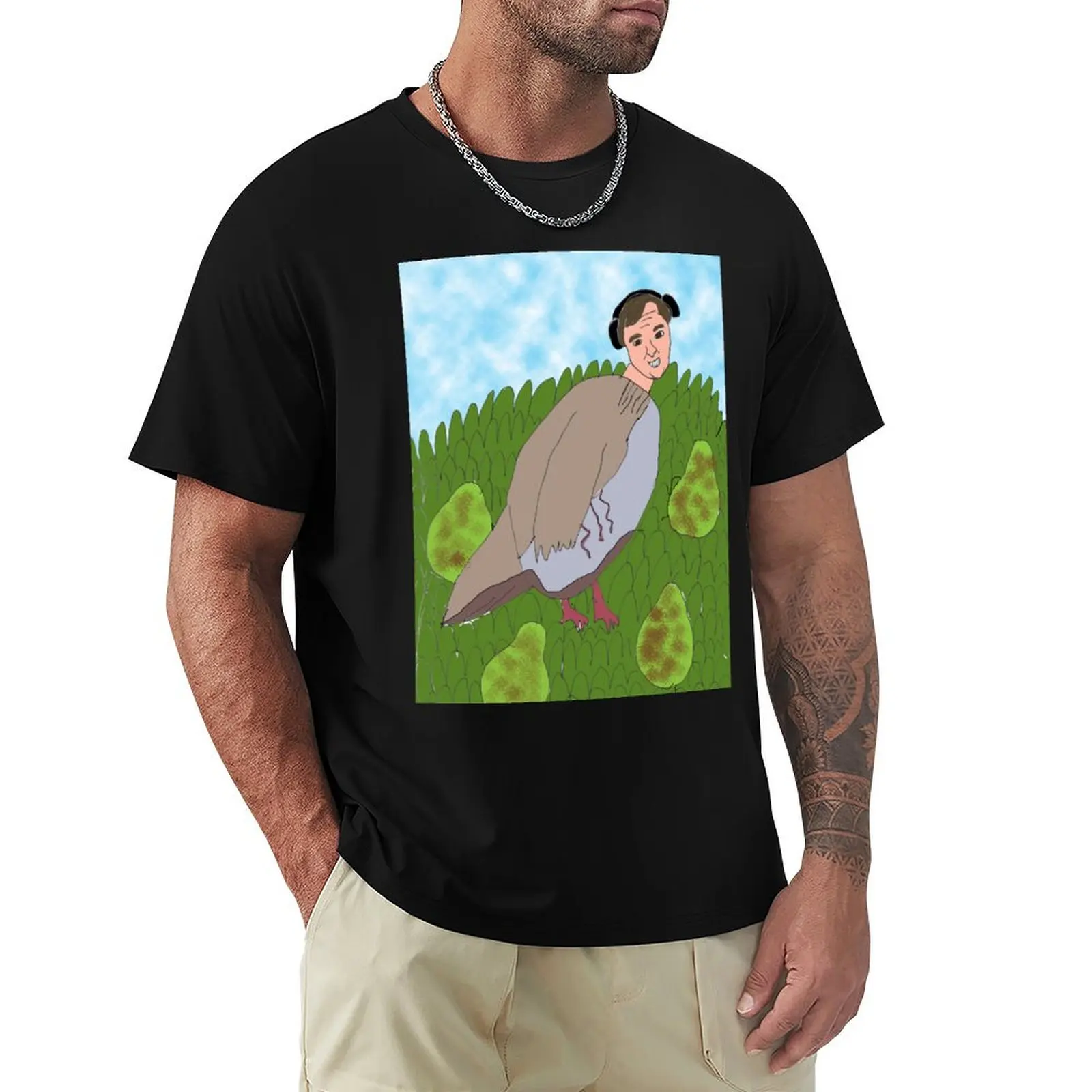 

Alan Partridge In a Pear Tree T-Shirt heavyweights anime shirt T-shirts for men cotton