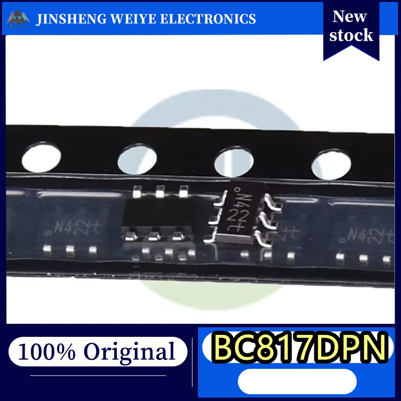 (10/50 pcs) BC817DPN  N4 N4t  SOT23-6 package   100% brand new  integrated circuit  low stock  fast dispatch