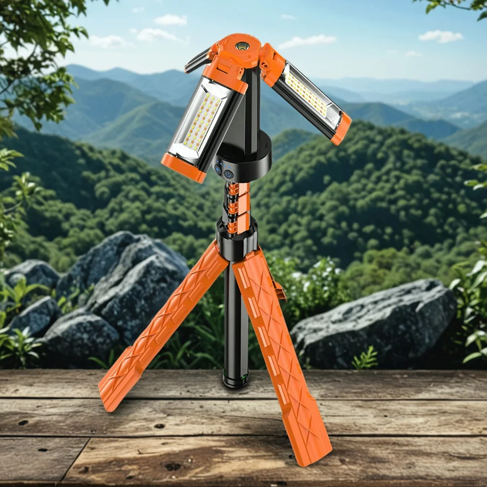 folding-camping-light-led-work-light-with-telescoping-stand-rechargeable-camping-lantern-portable-camping-light-for-emergency