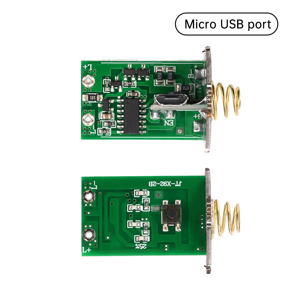 Scheda principale di controllo della torcia fai-da-te Scheda di protezione di ricarica regolabile con luminosità con interruttore Scheda di controllo del driver LED da 15 W ~ 20 W