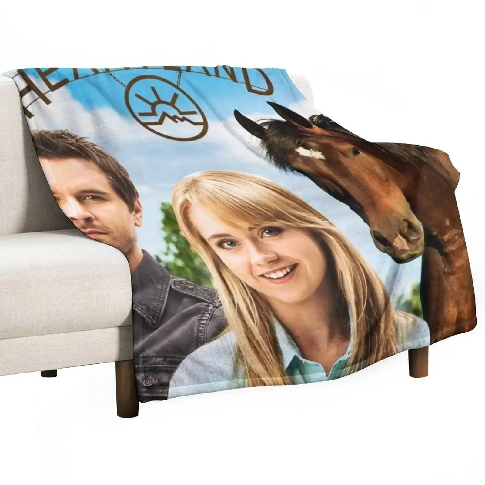 HEARTLAND ~SHOW Throw Blanket wednesday Flannel Fabric Camping Designers Summer Blankets For Bed Blankets