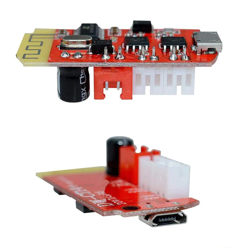 CT14 Micro 4.2 Stereo Bluetooth Eindversterker Board Module 5VF 5W + 5W Mini met Oplaadpoort voor Inbouwen Idle Sound Box