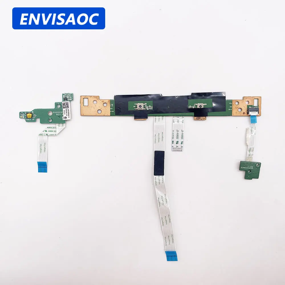 Ratón izquierdo y derecho para ordenador portátil, botones de panel táctil para HP Pavilion G4-2000, G6-2000, G7-2000, interruptor de Cable de placa de botón de encendido, 682751-001