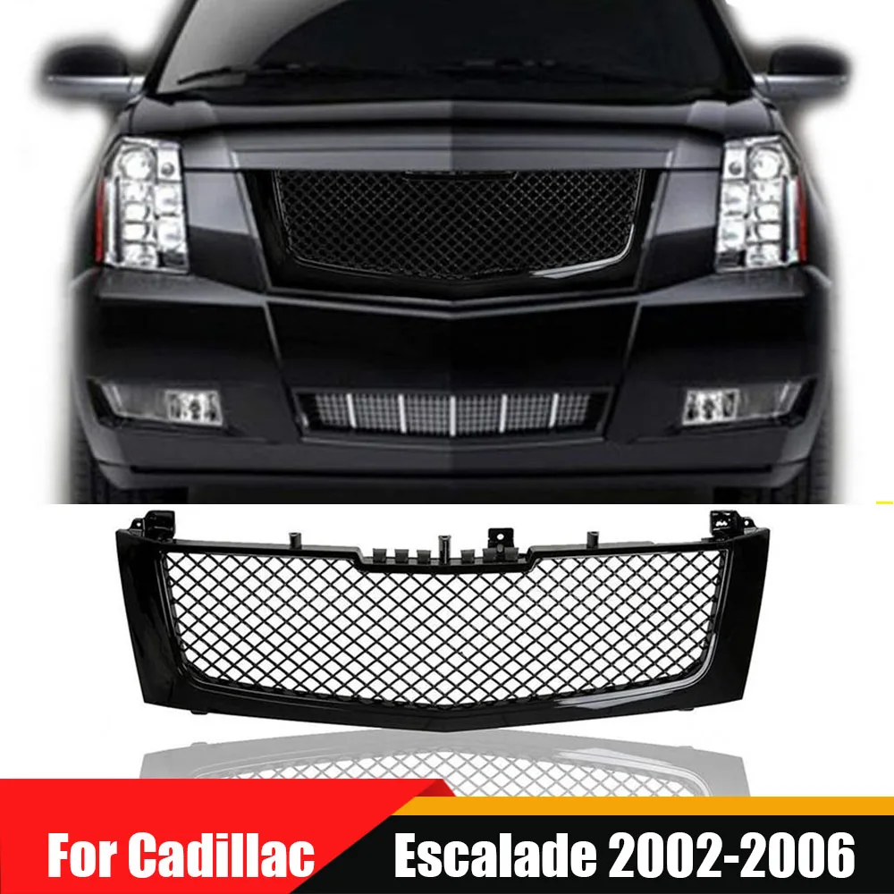 

For Cadillac Escalade 2002-2006 Car Accessory Front Bumper Grille Centre Panel Styling Upper Grill Radiator Grills