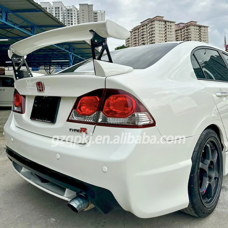 for eighth-generation Honda Civic FD2 upgrade TYPE-R carbon fiber spoiler diffuser Civic mugen spoiler