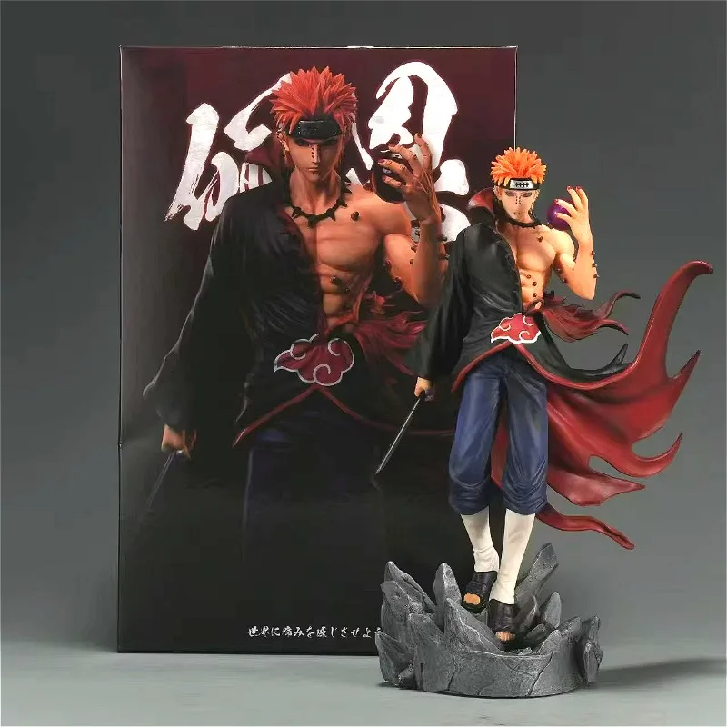 

NARUTO Anime Figure Payne Standing posture Akatsuki Action Figures collection statue Desktop decoration toys model birthday gift